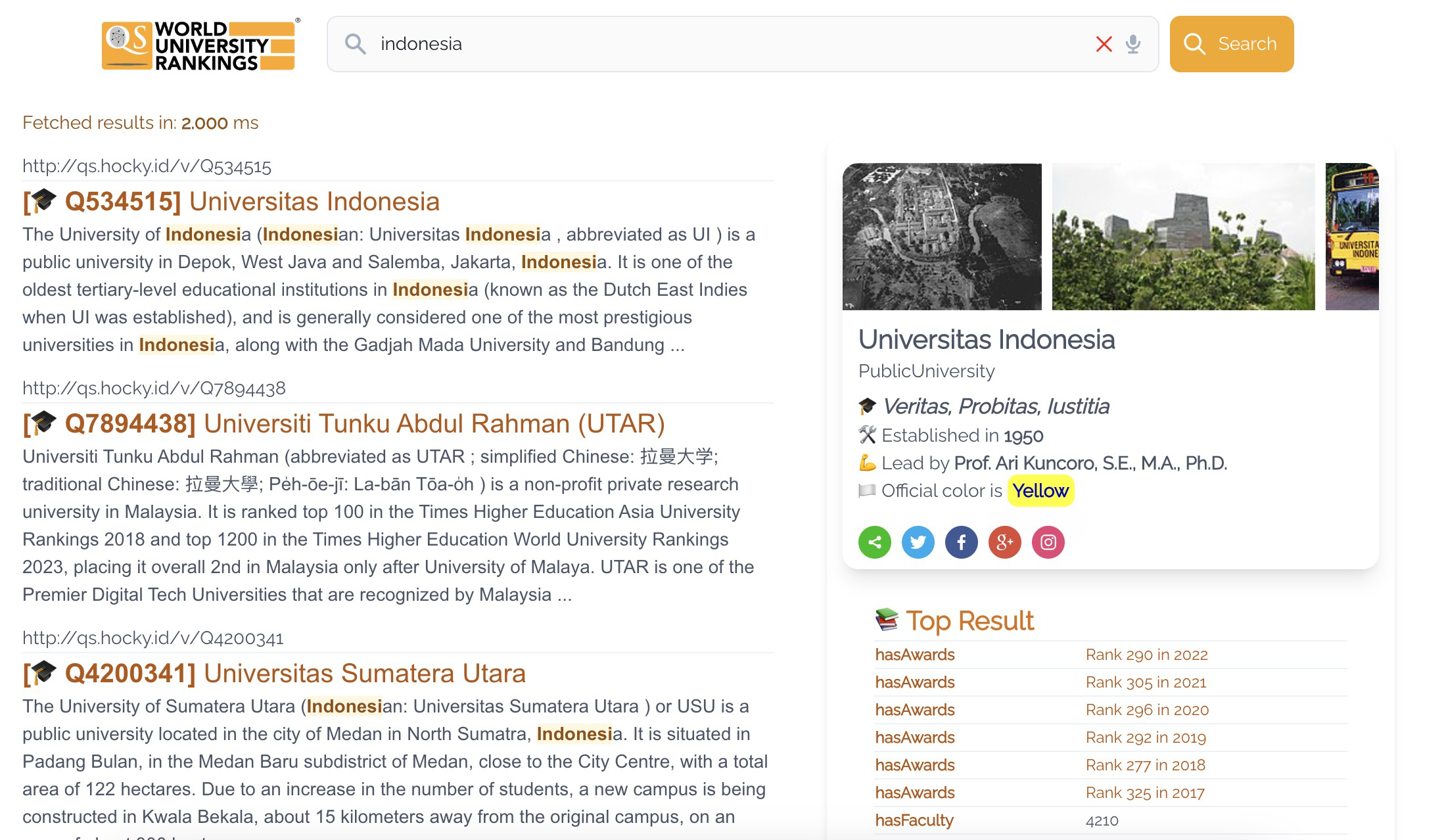 Search Universitas Indonesia